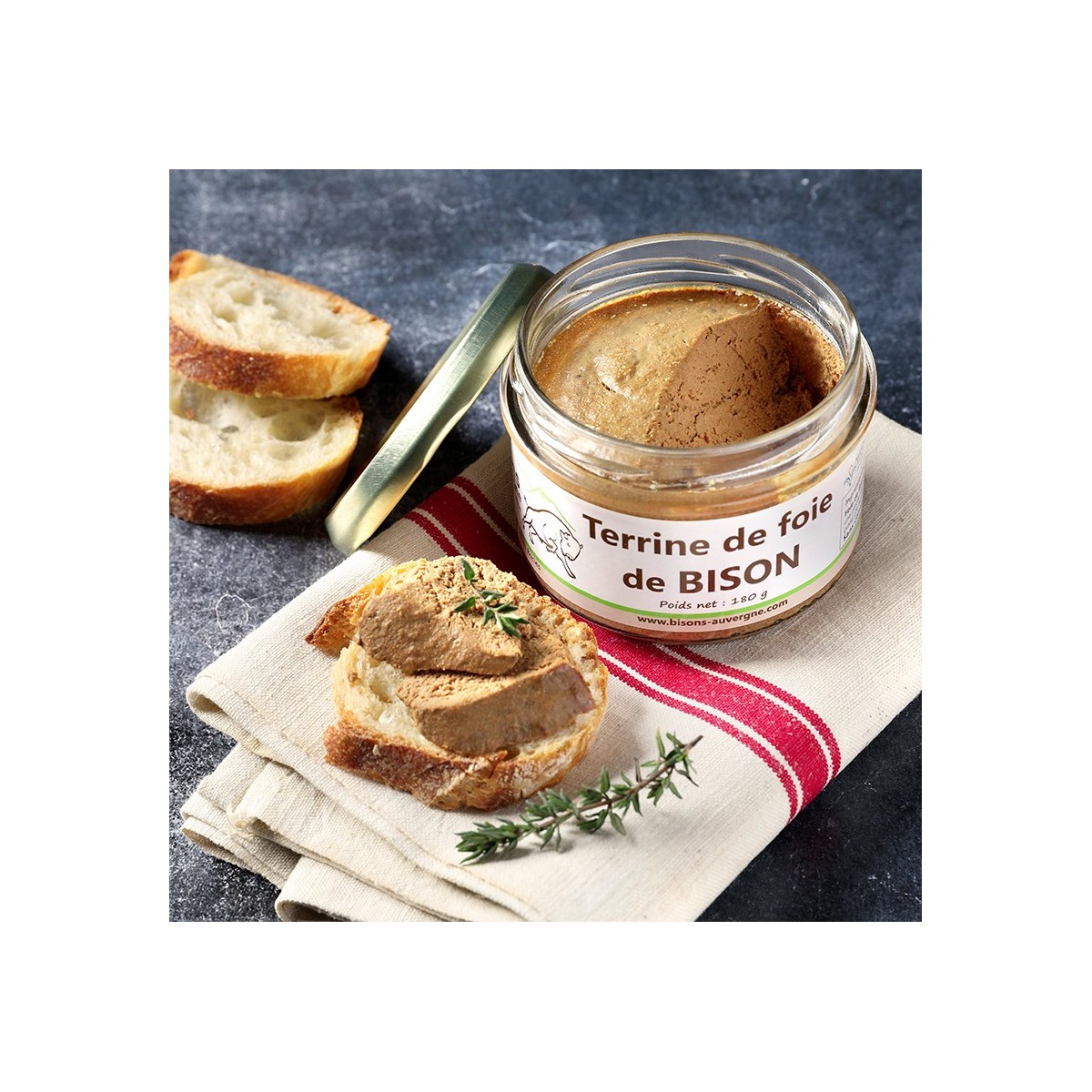 Terrine de foie de Bison