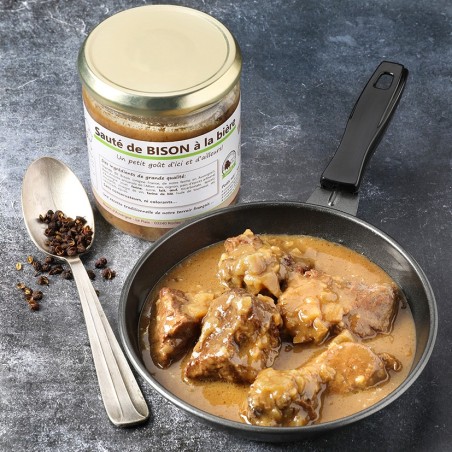 Sauté de Bison à la bière artisanale