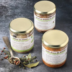 Trio aux délices du Bison