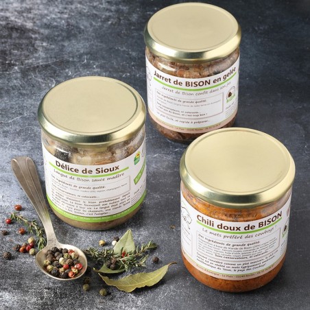 Trio aux délices du Bison