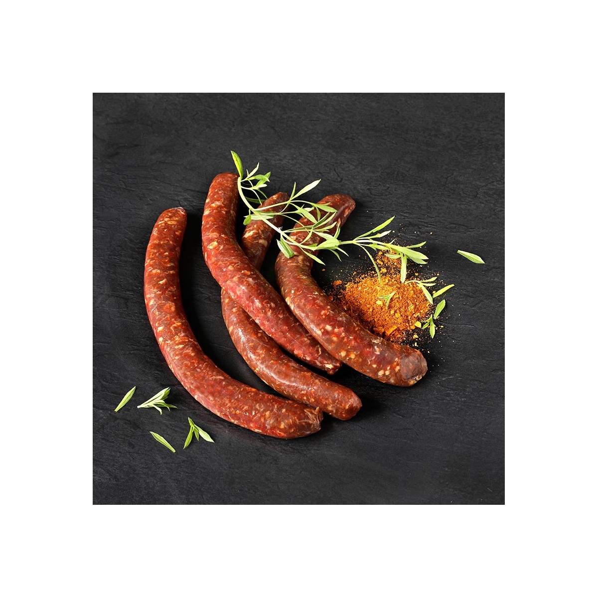 Saucisses texanes 100% Viande de Bison 100% française