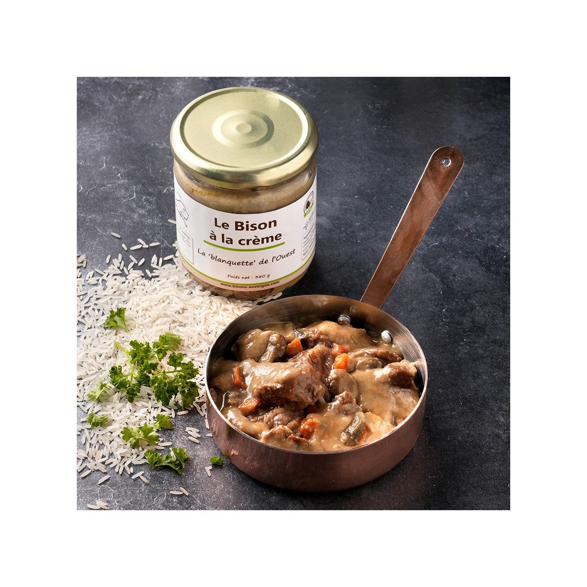 BISON à la crème façon blanquette