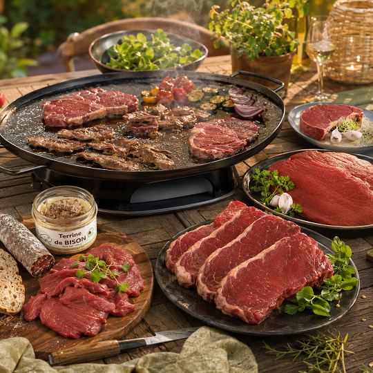 Coffret Grandes Grillades de Bison du Ranch