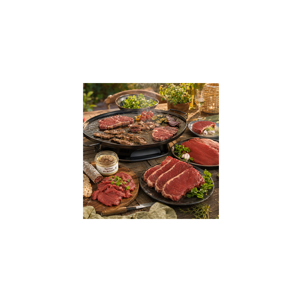 Coffret Grandes Grillades de Bison du Ranch