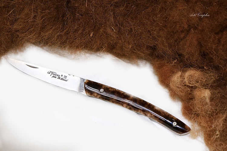 couteau de table poils de bison